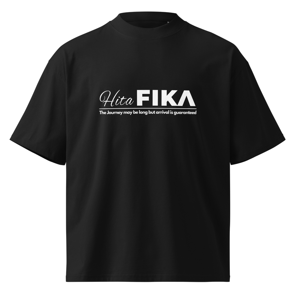 Hita FIKA Motto Black Shirt