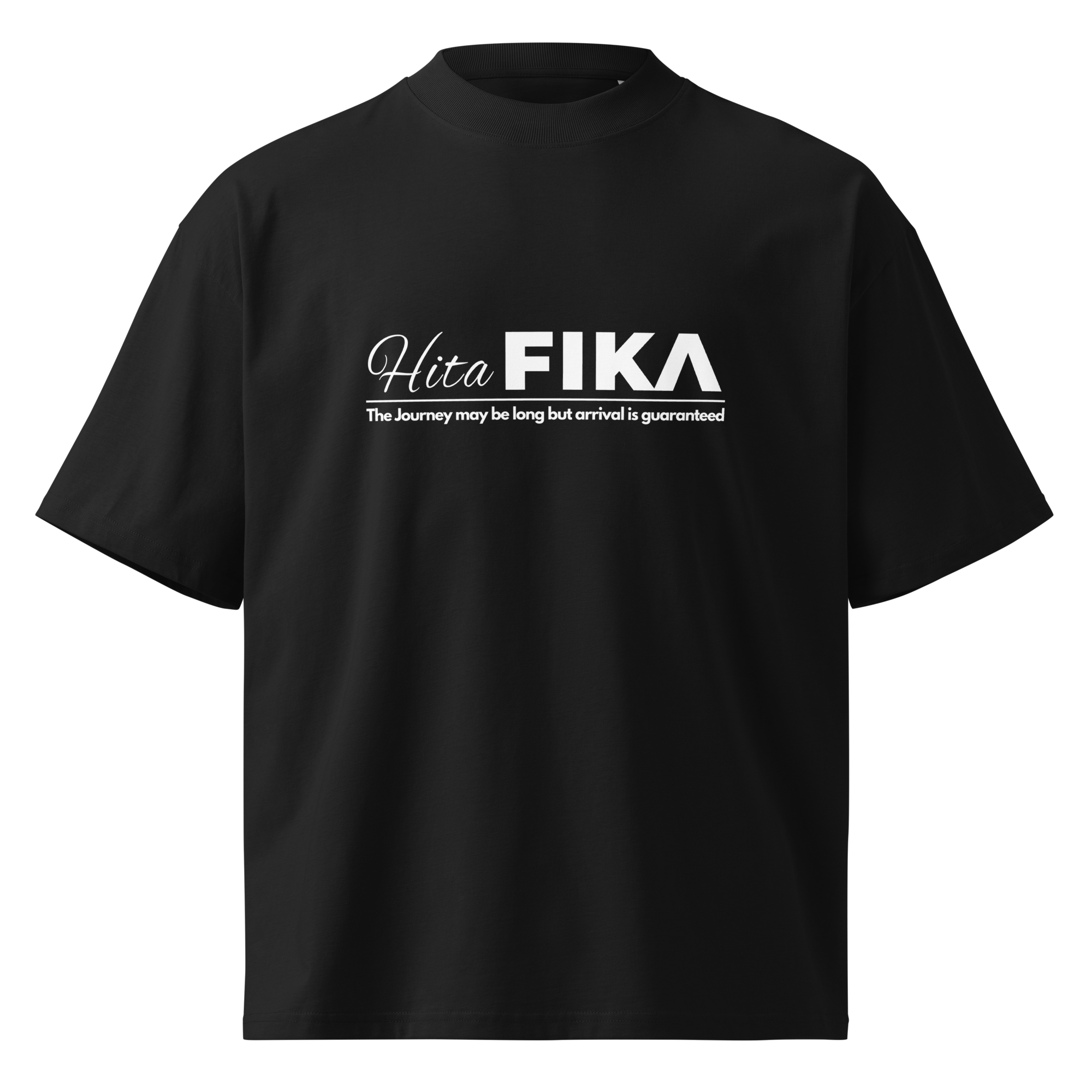 Hita FIKA Motto Black Shirt