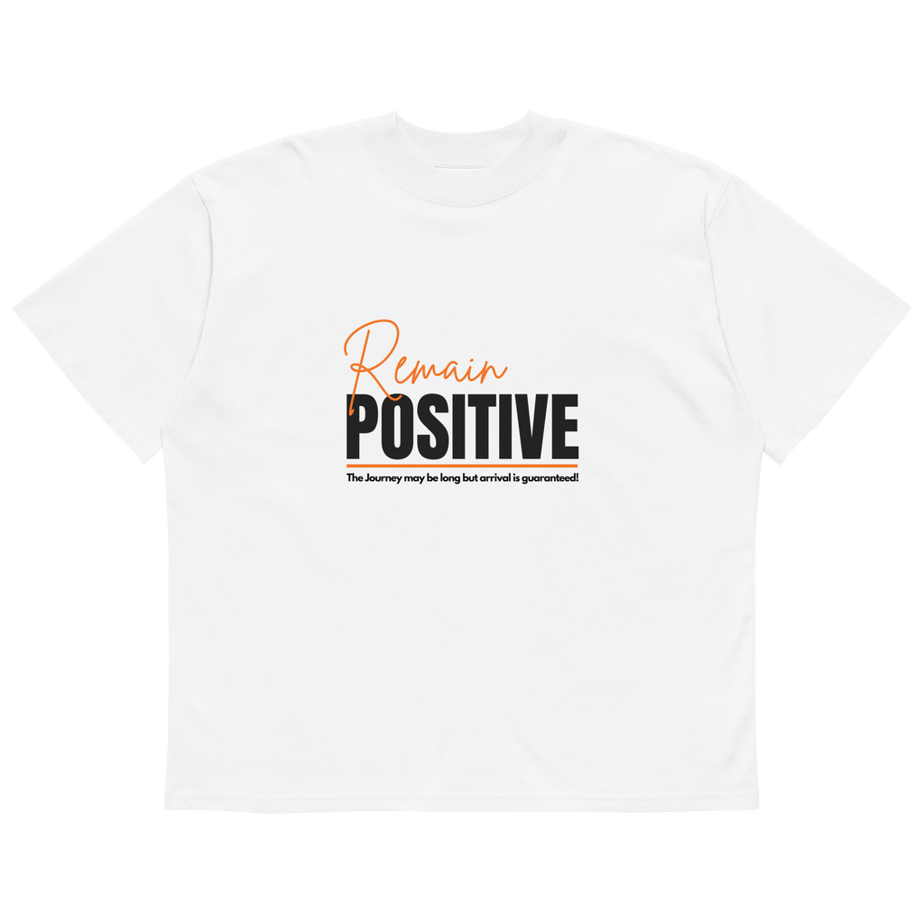 Stay Positive White Shirt