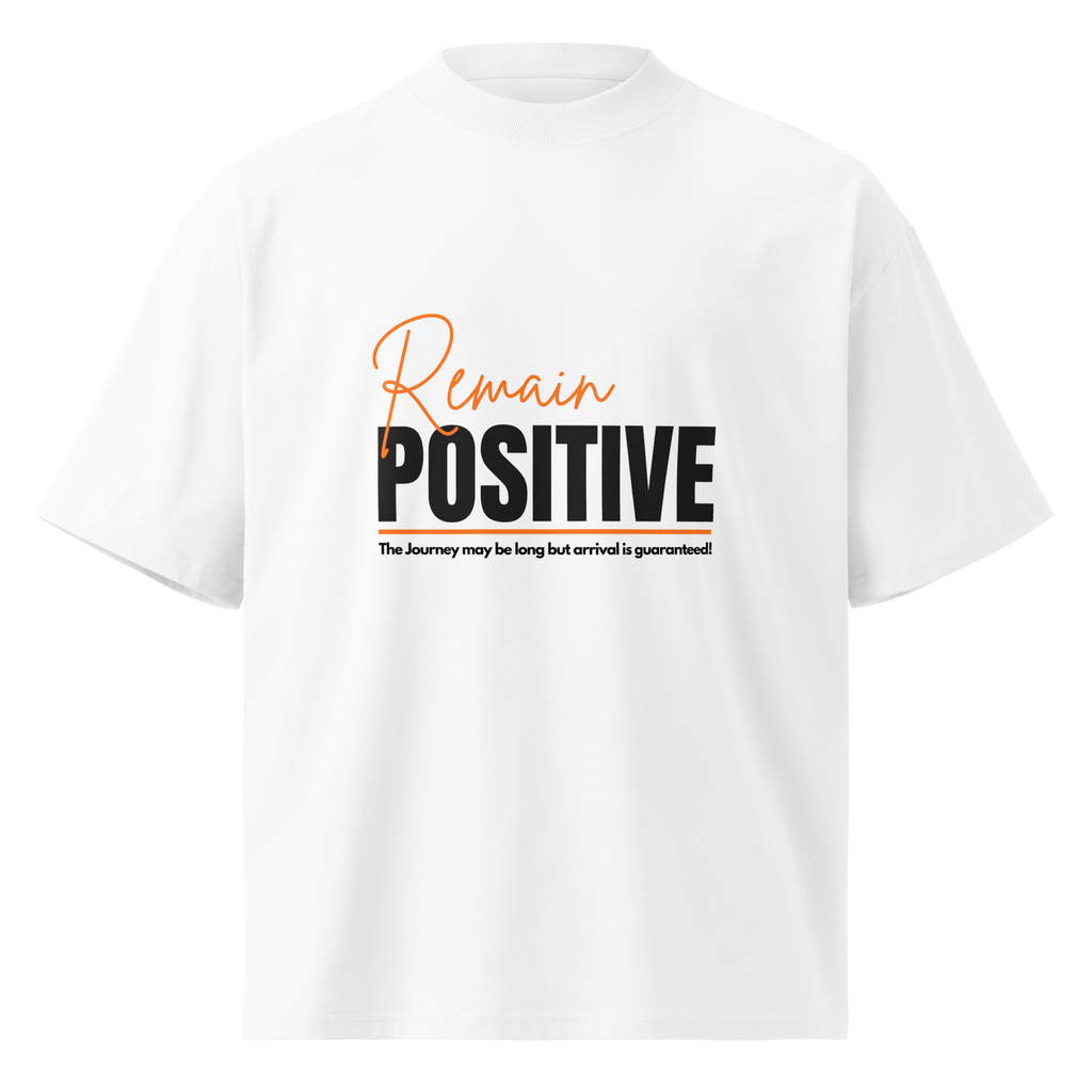 Stay Positive White Shirt
